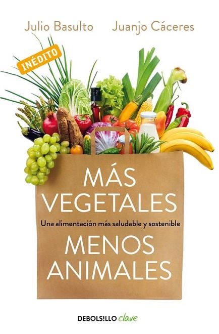 MÁS VEGETALES, MENOS ANIMALES (BOLSILLO) | 9788466334631 | BASULTO, JULIO/CACERES, JUANJO | Llibreria La Gralla | Llibreria online de Granollers