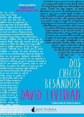 DOS CHICOS BESANDOSE | 9788494527753 | LEVITHAN, DAVID | Llibreria La Gralla | Llibreria online de Granollers