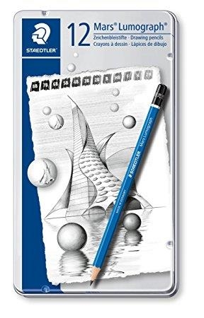 SET LLAPIS STAEDTLER LUMOGRAPH 12UN | 4007817114681 | 100G12S | Llibreria La Gralla | Llibreria online de Granollers