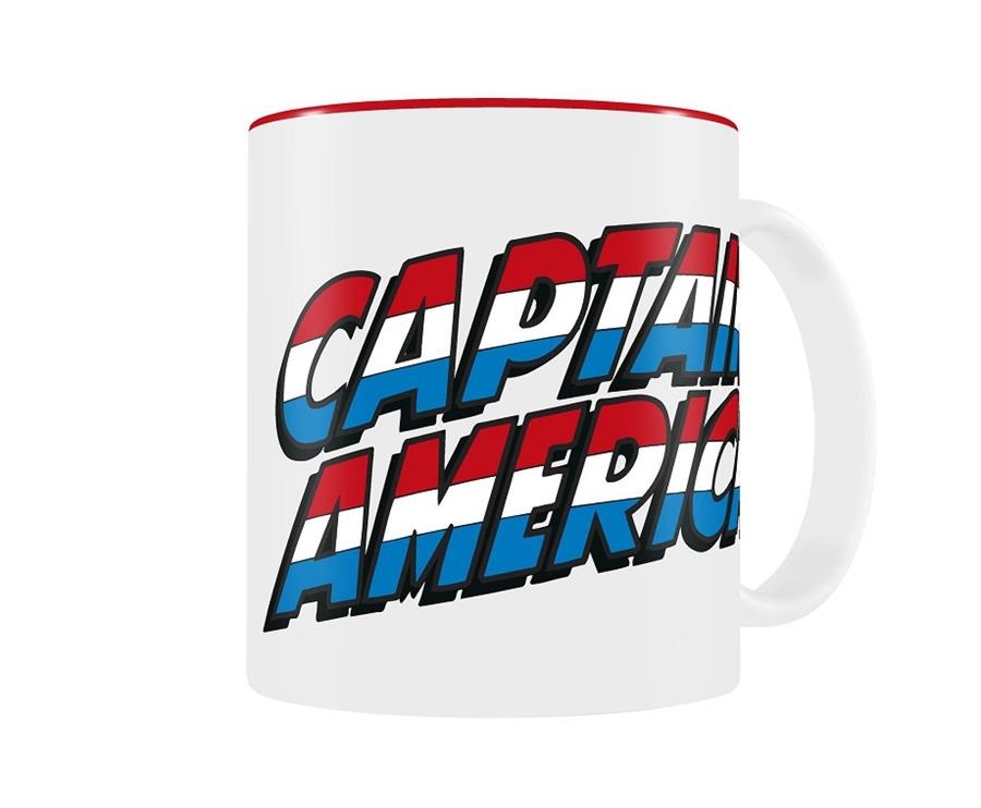 TASSA CERAMICA MARVEL LOGO CAPITAN AMERICA | 8435450202308 | SD TOYS | Llibreria La Gralla | Llibreria online de Granollers