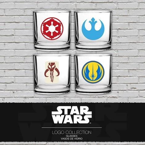 SET DE 4 GOTS STAR WARS LOGOS | 8435450202063 | SD TOYS | Llibreria La Gralla | Llibreria online de Granollers