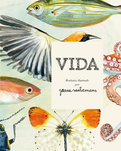 VIDA. BESTIARIO ILUSTRADO POR JOANA SANTAMANS | 9788416670017 | SANTAMANS, JOANA | Llibreria La Gralla | Llibreria online de Granollers