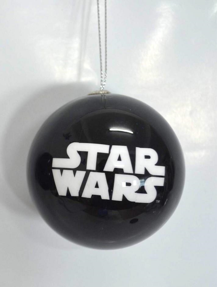 STAR WARS BOLA DECORACIO ARBRE DE NADAL LOGO BLANC | 8436546897378 | SD TOYS | Llibreria La Gralla | Llibreria online de Granollers