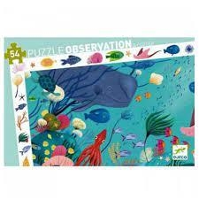 PUZZLE OBSERVATION 54 PECES DJECO AQUATIC | 3070900075627 | TOPDJ07562 | Llibreria La Gralla | Llibreria online de Granollers