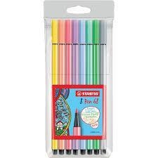 CAIXA RETOLADOR STABILO PEN 68 COLORS PASTELS | 4006381507882 | STD68/8/-01 | Llibreria La Gralla | Llibreria online de Granollers