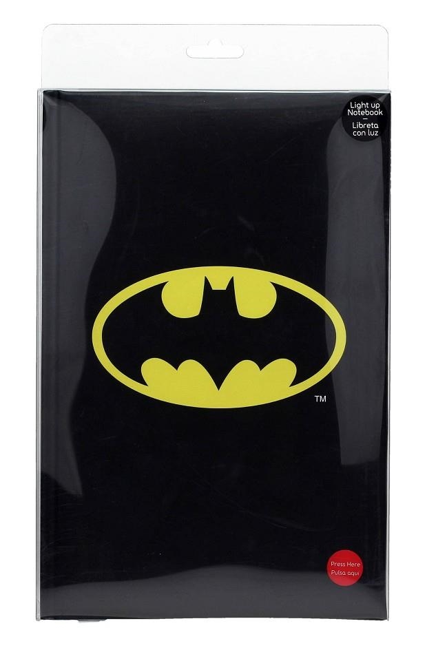 LLIBRETA AMB LLUM LOGO BATMAN (19X29CMS) | 8436546894834 | SD TOYS | Llibreria La Gralla | Llibreria online de Granollers