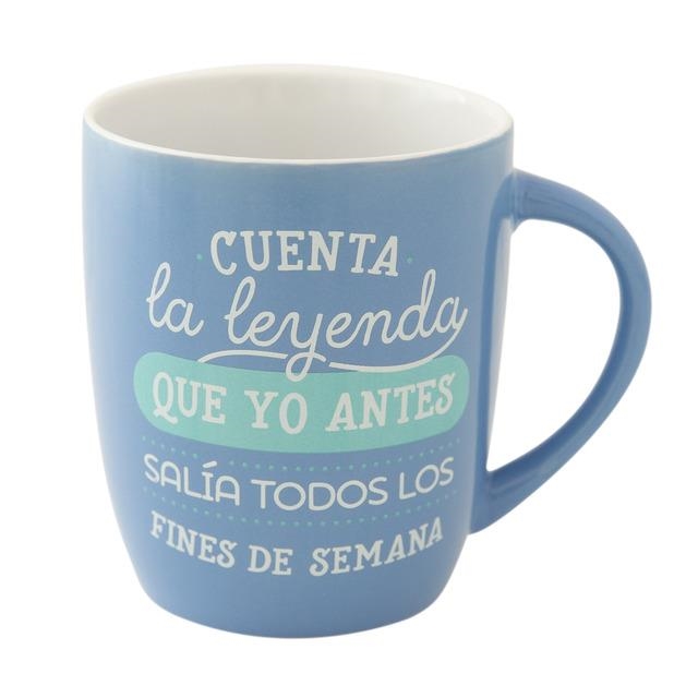 TASSA CERAMICA "CUENTA LA LEYENDA QUE YO ANTES..." | 8435460708845 | MR. WONDERFUL | Llibreria La Gralla | Llibreria online de Granollers