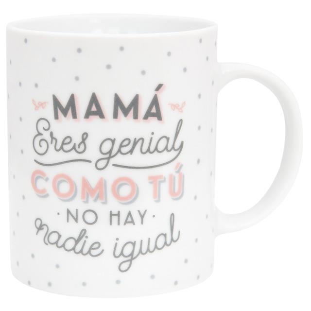 TASSA CERAMICA "MAMA ERES GENIAL..." | 8435460710152 | MR. WONDERFUL | Llibreria La Gralla | Llibreria online de Granollers