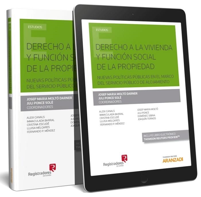 DERECHO A LA VIVIENDA Y FUNCIÓN SOCIAL DE LA PROPIEDAD | 9788491523512 | AAVV | Llibreria La Gralla | Llibreria online de Granollers