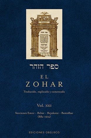 ZOHAR, EL   VOL. 22 | 9788491112235 | BAR, RABI SHIMON | Llibreria La Gralla | Librería online de Granollers