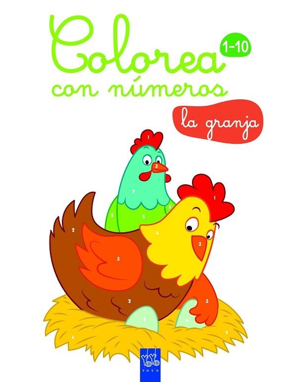 GRANJA, LA COLOREA CON LOS NUMEROS 1-10 | 9788408164920 | VVAA | Llibreria La Gralla | Llibreria online de Granollers