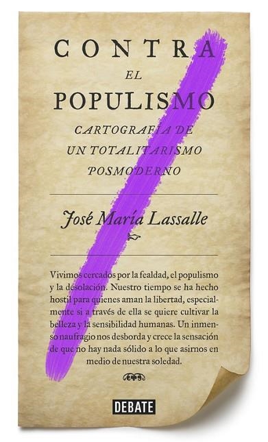 CONTRA EL POPULISMO | 9788499927084 |  LASSALLE, JOSE MARIA  | Llibreria La Gralla | Llibreria online de Granollers