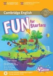 FUN FOR STARTERS STUDENT'S BOOK (ONLINE ACTIVITIES+AUDIO+HOME FUN BOOKLET) | 9781316617465 | ROBINSON, ANNE/SAXBY, KAREN | Llibreria La Gralla | Llibreria online de Granollers