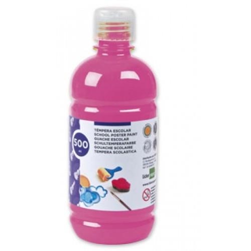 TEMPERA ESCOLAR LIDERPAPEL 500ML FUCSIA | 8423473591981 | LID59198 | Llibreria La Gralla | Llibreria online de Granollers