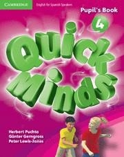 QUICK MINDS LEVEL 4 PUPIL'S BOOK WITH ONLINE INTERACTIVE ACTIVITIES | 9788483235461 | PUCHTA,HERBERT/GERNGROSS,GÜNTER/LEWIS-JONES,PETER | Llibreria La Gralla | Llibreria online de Granollers