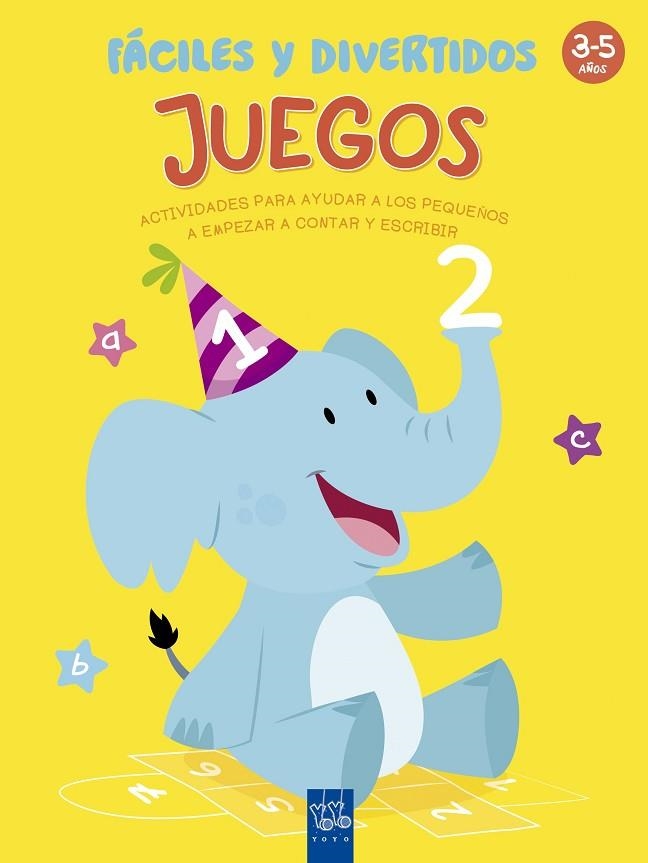 JUEGOS FÁCILES Y DIVERTIDOS (3-5 AÑOS) | 9788408164814 | YOYO | Llibreria La Gralla | Llibreria online de Granollers