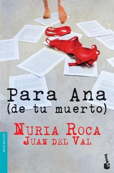 PARA ANA (DE TU MUERTO) (BOOKET) | 9788467006971 | ROCA, NURIA; DEL VAL, JUAN | Llibreria La Gralla | Llibreria online de Granollers