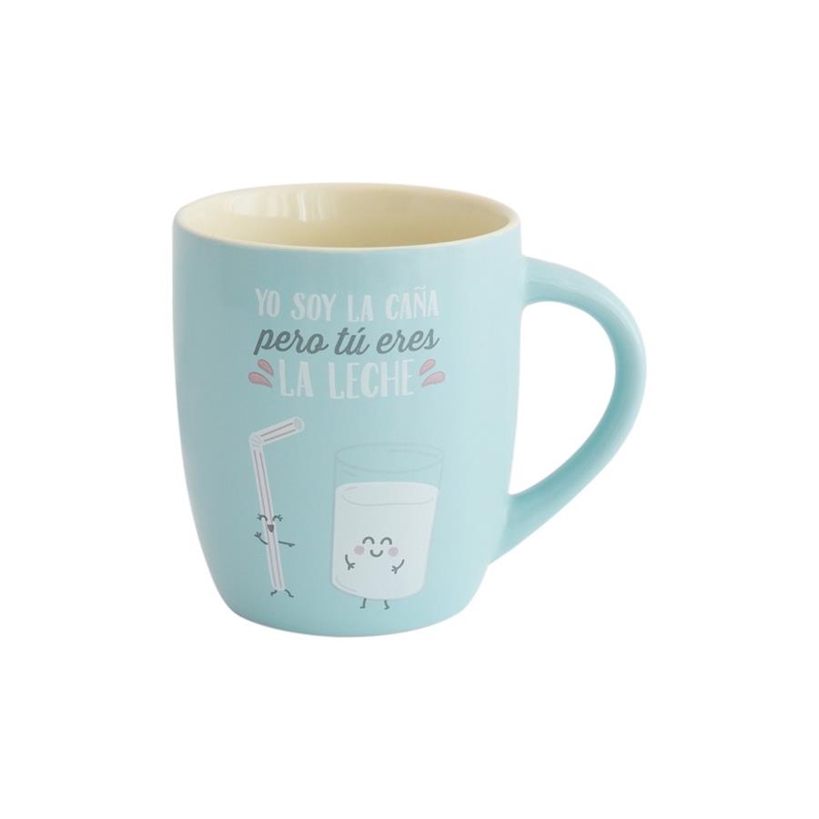 TASSA CERAMICA "YO SOY LA CAÑA PERO TU ERES LA LECHE" | 8435460722148 | MR. WONDERFUL | Llibreria La Gralla | Llibreria online de Granollers