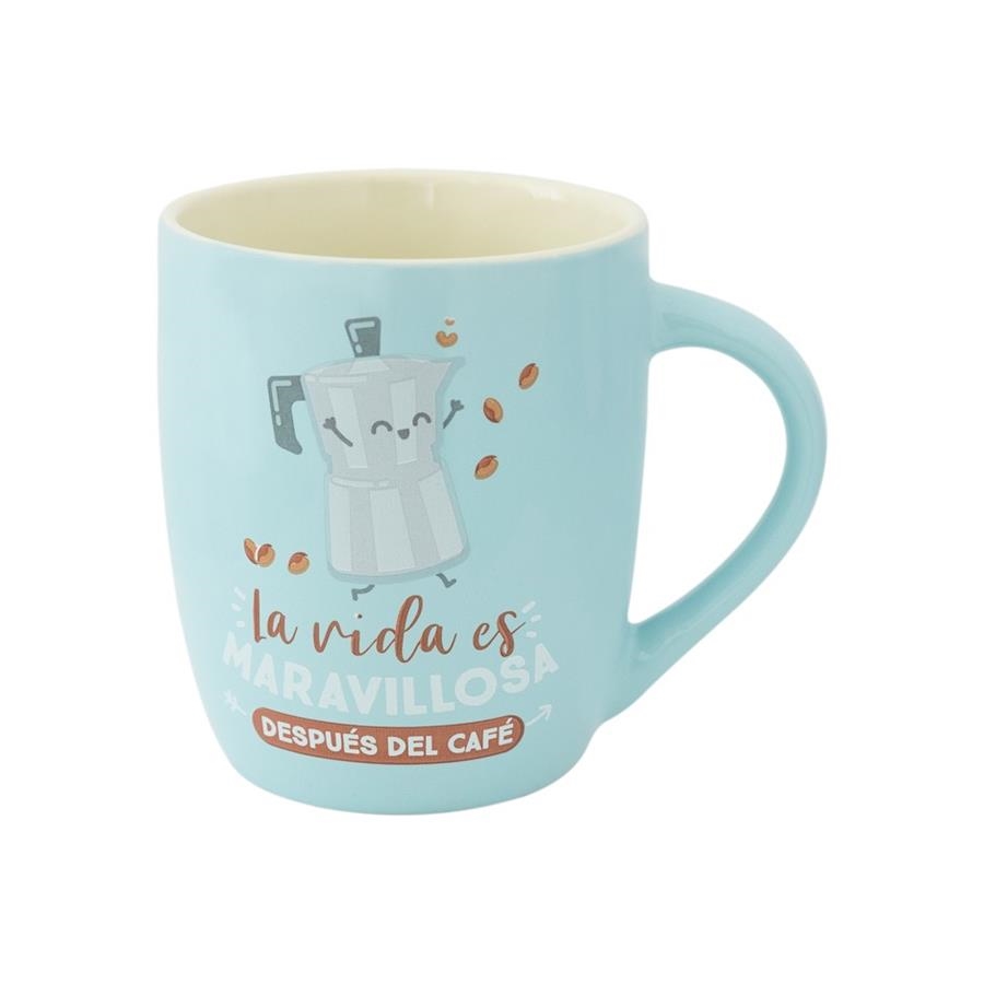 TASSA "LA VIDA ES MARAVILLOSA DESPUES DEL CAFE" | 8435460723091 | MR. WONDERFUL | Llibreria La Gralla | Llibreria online de Granollers