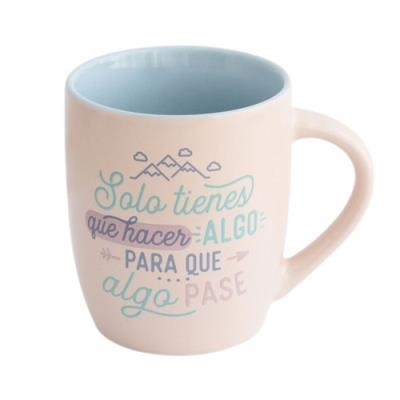 TASSA "SOLO TIENES QUE HACER ALGO PARA QUE ALGO PASE" | 8435460722940 | MR. WONDERFUL | Llibreria La Gralla | Llibreria online de Granollers