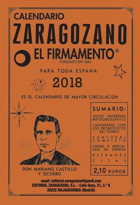 CALENDARIO ZARAGOZANO 2018 | 9788494641916 | MARIANO, CASTILLO Y OCSIERO | Llibreria La Gralla | Llibreria online de Granollers