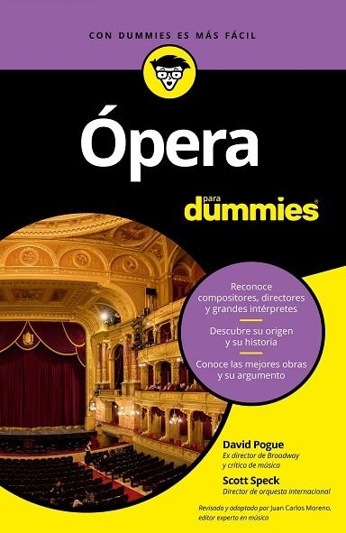 ÓPERA PARA DUMMIES | 9788432904165 | SPECK, SCOTT/POGUE, DAVID | Llibreria La Gralla | Llibreria online de Granollers