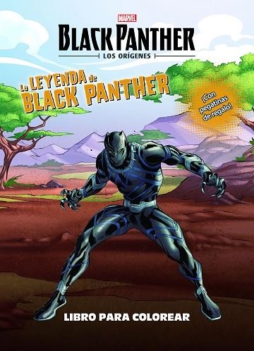 BLACK PANTHER. LOS ORÍGENES. LA LEYENDA DE BLACK PANTHER. LIBRO PARA COLOREAR | 9788416914104 | MARVEL | Llibreria La Gralla | Llibreria online de Granollers