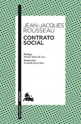 CONTRATO SOCIAL (AUSTRAL) | 9788467036626 | ROUSSEAU, JEAN JACQUES  | Llibreria La Gralla | Llibreria online de Granollers