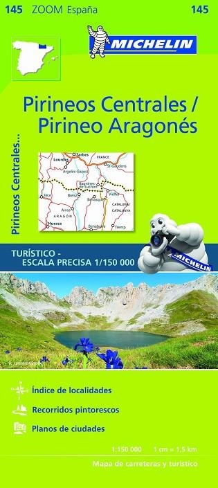 PIRINEOS CENTRALES / PIRINEO ARAGONÉS MAPA ZOOM 2018 | 9782067218123 | MICHELIN | Llibreria La Gralla | Librería online de Granollers