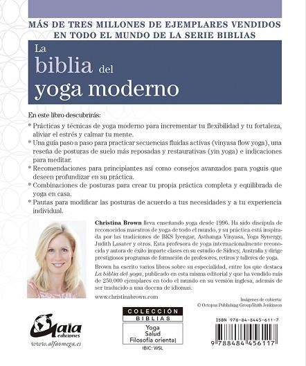 BIBLIA DEL YOGA MODERNO, LA  | 9788484456117 | BROWN, CHRISTINA | Llibreria La Gralla | Llibreria online de Granollers