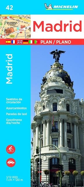 MADRID (PLANO MICHELIN 2018) | 9782067228337 | MICHELIN | Llibreria La Gralla | Librería online de Granollers