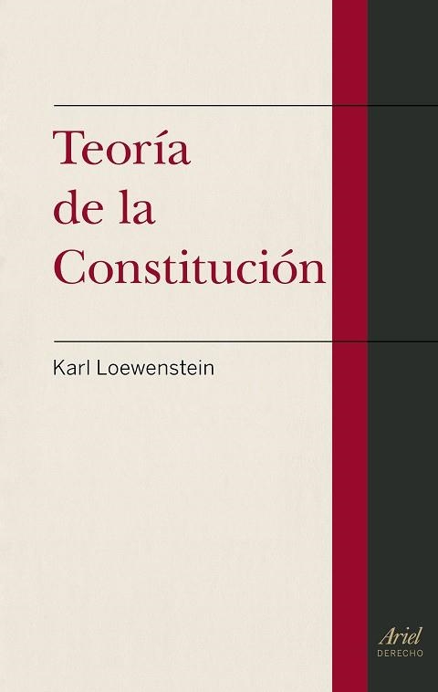 TEORÍA DE LA CONSTITUCIÓN | 9788434427686 | LOEWENSTEIN, KARL | Llibreria La Gralla | Llibreria online de Granollers