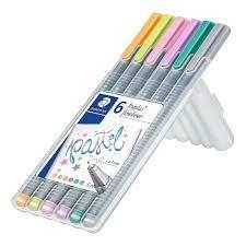 RETOLADORS 6 UN TRIPLUS FINELINER PASTEL  | 4007817336007 | STD334SB6CS1 | Llibreria La Gralla | Llibreria online de Granollers