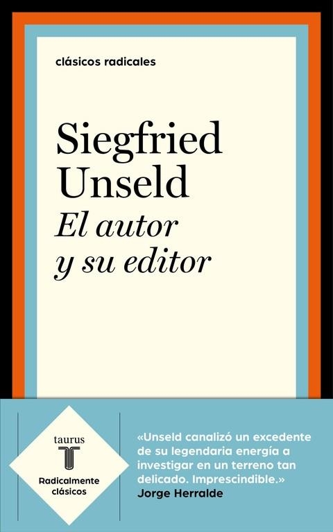 AUTOR Y SU EDITOR, EL | 9788430619719 | UNSELD, SIEGFRIED | Llibreria La Gralla | Llibreria online de Granollers