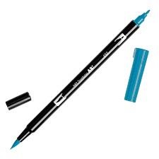 RETOLADOR TOMBOW DOBLE PINZELL- PUNTA FINA BLAU PROCES | 4901991901610 | ABT 452 | Llibreria La Gralla | Llibreria online de Granollers