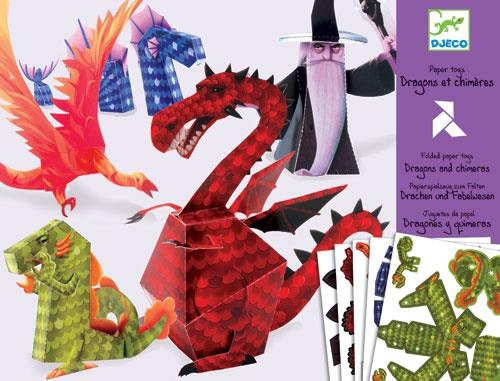 DRAGONES Y QUIMERAS. 5 JUGUETES DE PAPEL | 3070900096738 | Llibreria La Gralla | Llibreria online de Granollers