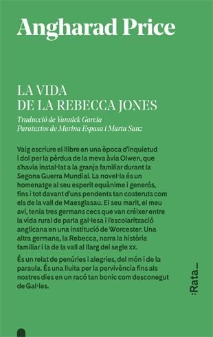 VIDA DE LA REBECCA JONES, LA | 9788416738434 | PRICE, ANGHARAD | Llibreria La Gralla | Llibreria online de Granollers