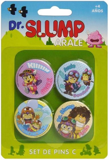 DR. SLUMP SET DE PINS MODEL C | 8436535273312 | SD TOYS | Llibreria La Gralla | Llibreria online de Granollers