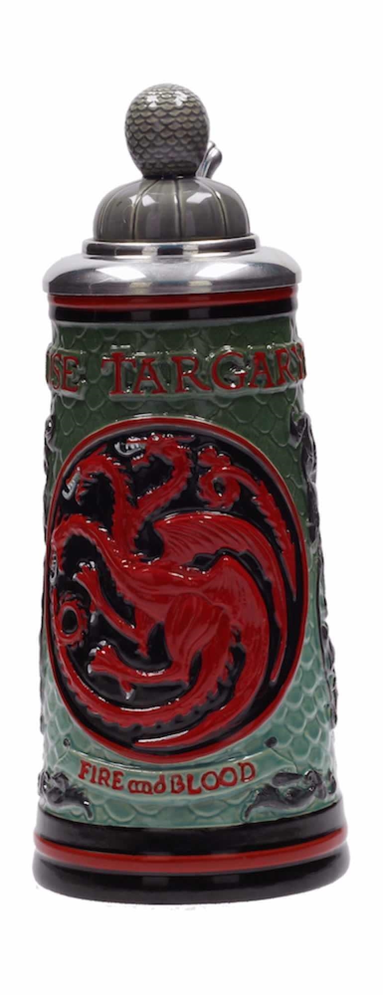 GERRA DE CERAMICA AMB RELLEU I TAPA GAME OF THRONES CASA TARGARYEN | 8435450207518 | SD TOYS | Llibreria La Gralla | Llibreria online de Granollers