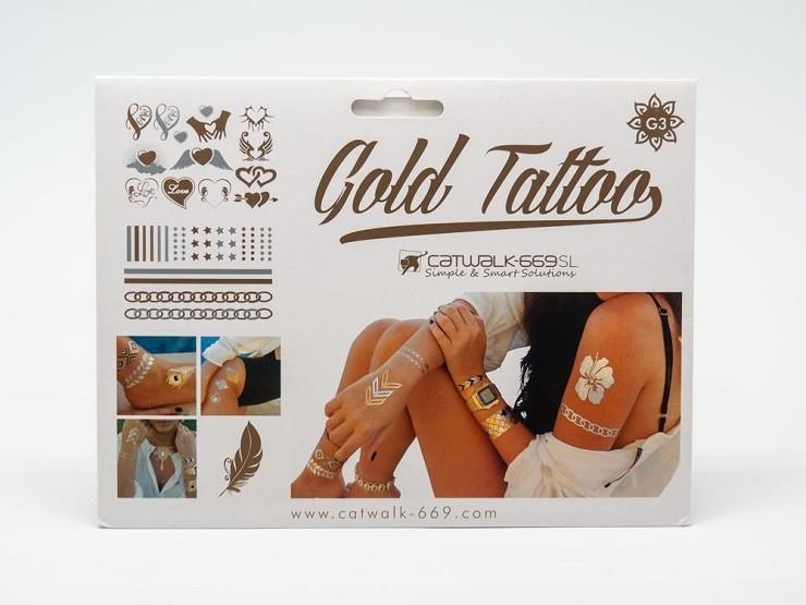 TATUATGE CATWALT GOLD TATOO | 6340653492338 | TAG012 | Llibreria La Gralla | Llibreria online de Granollers