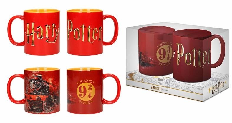 SET DE DOS TAZAS DE CERAMICA HARRY POTTER ANDEN 9-3/4 | 8435450219504 | SD TOYS | Llibreria La Gralla | Llibreria online de Granollers