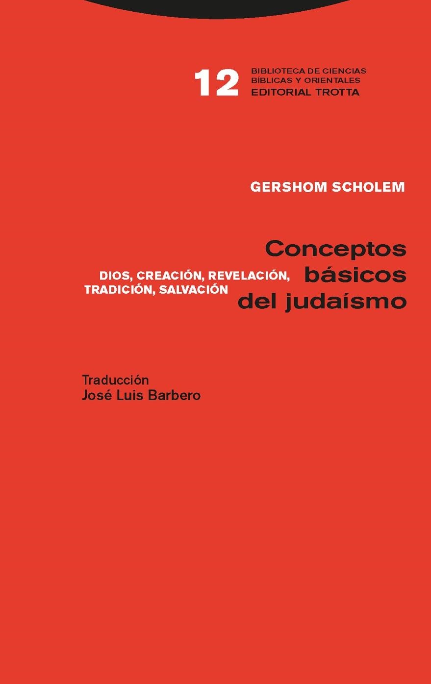 CONCEPTOS BÁSICOS DEL JUDAÍSMO | 9788498797435 | SCHOLEM, GERSHOM | Llibreria La Gralla | Llibreria online de Granollers