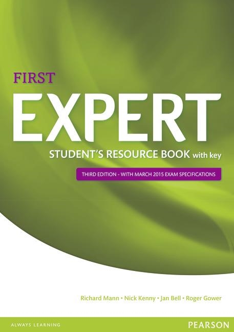 EXPERT FIRST 3RD EDITION STUDENT'S RESOURCE BOOK WITH KEY | 9781447980629 | KENNY, NICK | Llibreria La Gralla | Llibreria online de Granollers