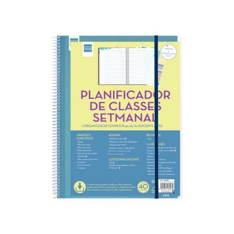 PLANIFICADOR CLASSES SETMANAL FINOCAM A4 | 8422952180432 | 53405 | Llibreria La Gralla | Llibreria online de Granollers