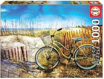 BICICLETA A LA PLATJA. PUZLE EDUCA 1000 | 8412668176577 | EDUCA | Llibreria La Gralla | Llibreria online de Granollers