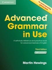 ADVANCED GRAMMAR IN USE BOOK WITH ANSWERS 3RD EDITION | 9781107697386 | HEWINGS, MARTIN | Llibreria La Gralla | Llibreria online de Granollers