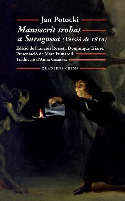 MANUSCRIT TROBAT A SARAGOSSA (VERSIO DE 1810) | 9788477274728 | POTOCKI, JAN | Llibreria La Gralla | Llibreria online de Granollers