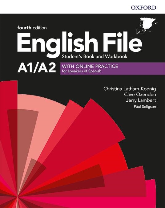 ENGLISH FILE 4TH EDITION A1/A2. STUDENT'S BOOK AND WORKBOOK WITHOUT KEY PACK | 9780194031394 | LATHAM-KOENIG, CHRISTINA/OXENDEN, CLIVE/LAMBERT, JERRY/SELIGSON, PAUL | Llibreria La Gralla | Llibreria online de Granollers