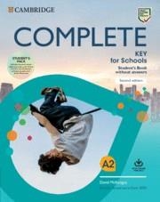 COMPLETE KEY FOR SCHOOLS STUDENT'S BOOK WITHOUT ANSWERS WITH ONLINE PRACTICE AND | 9781108539364 | MCKEEGAN, DAVID/ELLIOT, SUE/HEYDERMAN, EMMA | Llibreria La Gralla | Llibreria online de Granollers