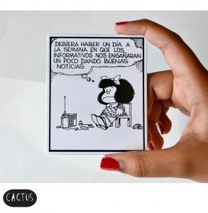 IMAN NEVERA MAFALDA "DEBERIA HABER UN DIA..." | 8582700062288 | CACTUS GIFT | Llibreria La Gralla | Llibreria online de Granollers